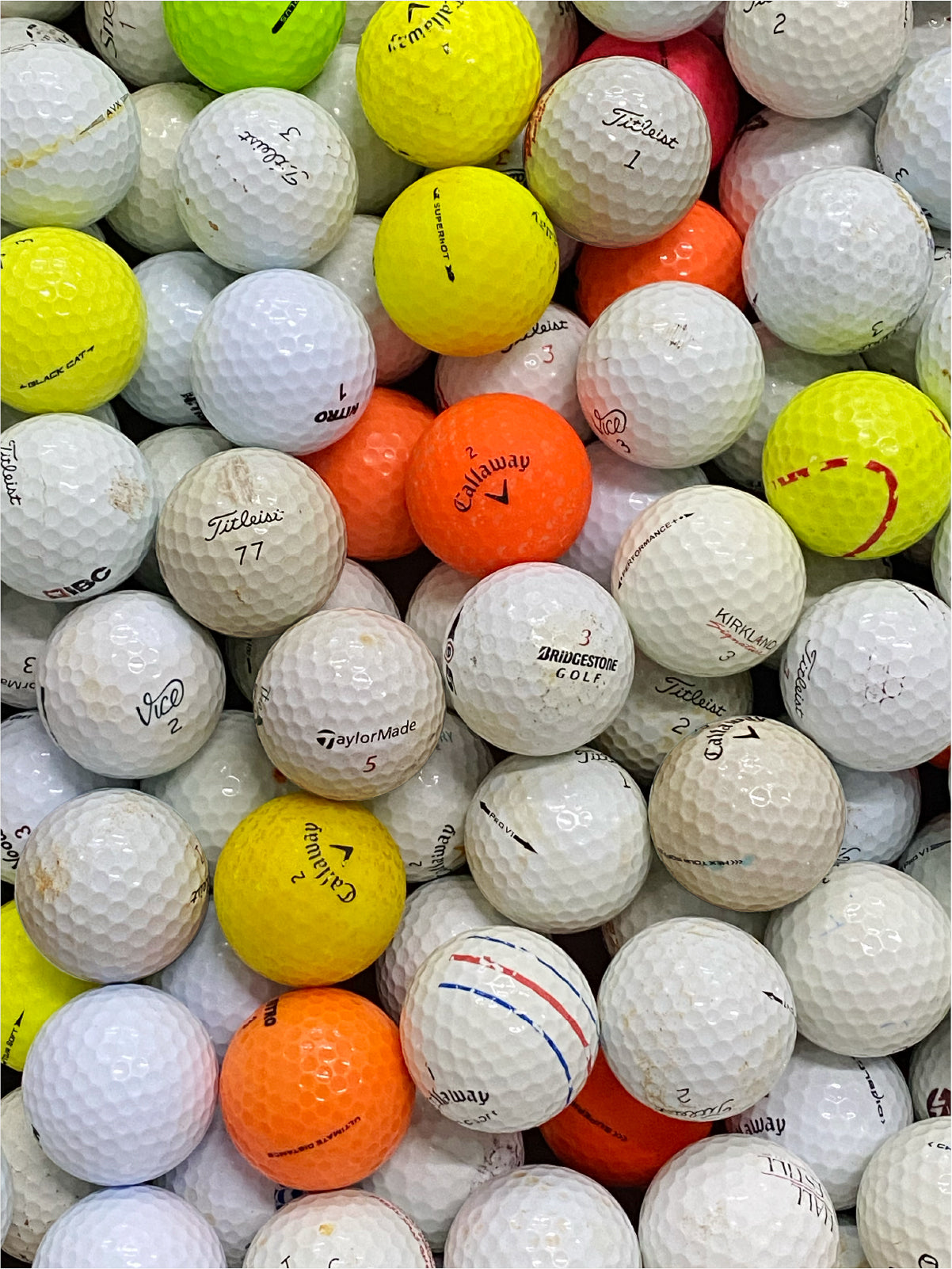 Bulk Practice Balls - 100 Balls