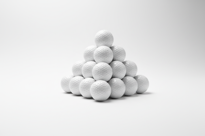 golf balls no logo